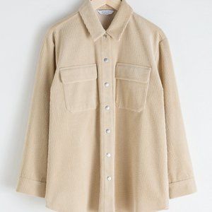 & Other Stories--Oversized Corduroy Workwear Shirt - image 1